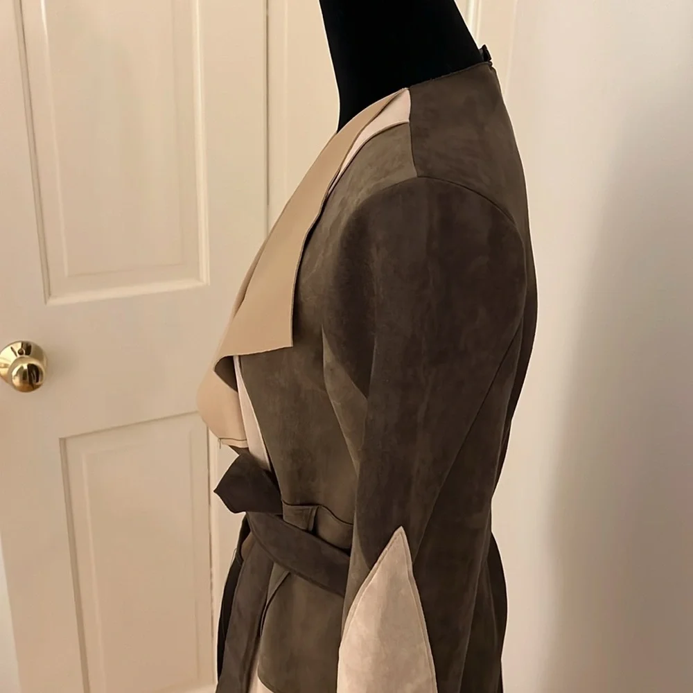 COPY - Zara Suede Spring Coat, Light Weight, size S - Picture 4 of 6